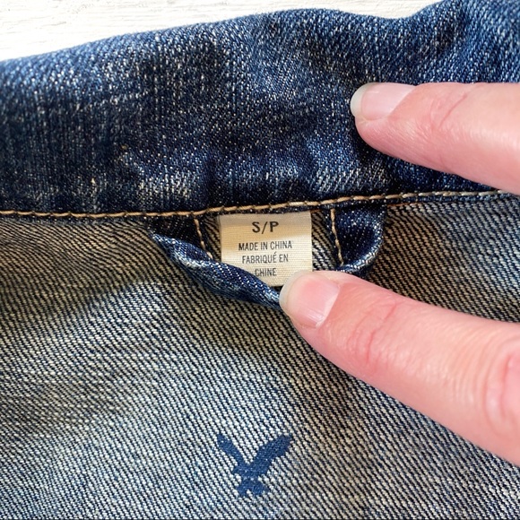 American Eagle Jean Jacket S - Picture 4 of 5